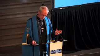 Roscoe Lecture: The Most Reverend Justin Welby, Archbishop of Canterbury