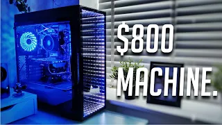 BEST $800 PC Build | Ryzen 5 3600 RX 5700XT | w/ Gaming Benchmarks | Fortnite , GTA 5 , Apex Legends