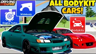 ALL *BODYKIT CARS* IN Driving Empire!