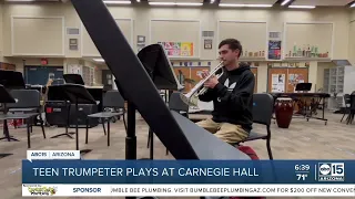 Valley teen takes once-in-a-lifetime trip to play trumpet at New York's Carnegie Hall