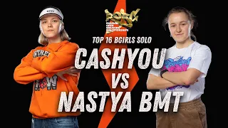 Cashyou vs Nastya BMT ★ Top 16 Bgirls Solo ★ 2021 ROBC x WDSF