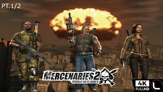 PC - Mercenaries 2: World in Flames - Playthrough 1/2 [4K:60FPS] 🔴