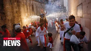 Spain’s bull-running festival returns after COVID-19 ban