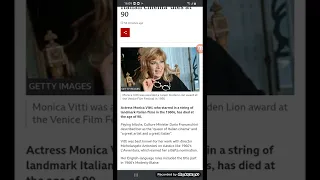 Monica Vitti: 'Queen of Italian cinema' dies at 90 - BBC