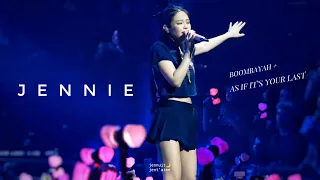 221212 BLACKPINK CONCERT JENNIE FANCAM - '붐바야+마지막처럼' 블랙핑크 콘서트 제니 직캠 @PARIS DAY2, ENCORE STAGE