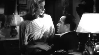 Scene from To Have and Have Not - Bogart & Bacall