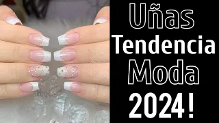 TENDENCIAS UÑAS BONITAS 2024 💅🦋 IDEAS DISEÑOS NAILS