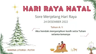 Mazmur Tanggapan dan Alleluya SORE MENJELANG HARI RAYA NATAL Tahun A (Sabtu, 24 Desember 2022)