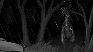 Jurassic Park novel, "Nedry" illustration