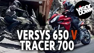 Kawasaki Versys 650 vs Yamaha Tracer 700 Review Road Test | Visordown Motorcycle Reviews