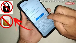 Quita la cuenta google samsung A10s| ANDROID 10| sin chip bloqueado|