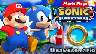 Mario Plays: SONIC SUPERSTARS