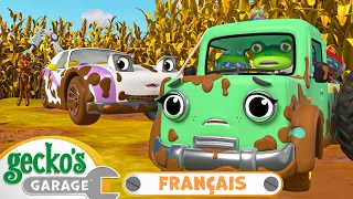 Mission Labyrinthe Boueux | Le Garage de Gecko｜Camions pour enfants