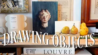 Drawing Objects | Relaxing Art Vlog🌿