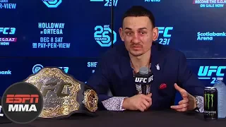 [FULL] Max Holloway UFC 231 post-fight press conference | ESPN MMA