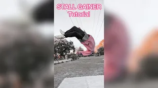 Stall Gainer Tutorial 🔥 Tricking Parkour Flips ☝️👨🏼‍🎓 Alex Destreza #shorts