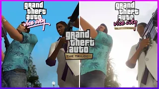 Grand Theft Auto Trilogy,  Originals Vs Definitive Early Screen Shot Comparison