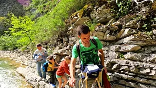 ПЛЕСЕЦКИЕ ВОДОПАДЫ - место не для каждого. Самый СЛОЖНЫЙ ПОХОД с детьми в горы. Геленджик  2022