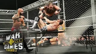Hanson sends O'Reilly crashing through a table in barbaric WarGames Match: NXT Takeover: WarGames II