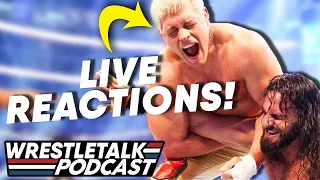 WWE WrestleMania 38 Live Reactions! | WrestleTalk Podcast