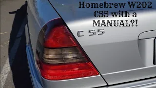 Homebrew W202 C55 with a MANUAL?!
