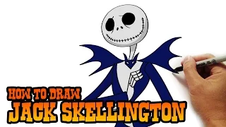 How to Draw Jack Skellington- Easy Art Lesson