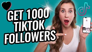 How To Get 1000 Followers On TikTok