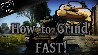 War Thunder | How To Earn MORE Research Points & Grind Vehicles FAST For FREE!