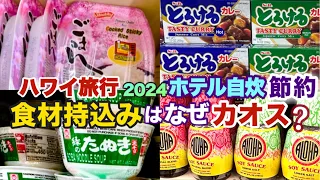 ハワイ旅行【ホテル自炊の節約術】ハワイの空港で持込みNGの食材は？円安でもハワイ旅行を楽しむ為にホテル自炊する方が増えてきました！食材持込みリスト完璧ですか？ [ハワイの今][ハワイの物価]