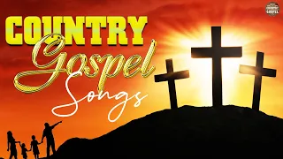 Top 30 Old Country Gospel Songs - Country Gospel 2024 With Lyric - Amazing Grace, I Saw the Light,..