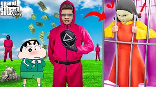 Franklin Fooled Squid Game Doll & Became The Richest Player In Squid Game In GTA 5