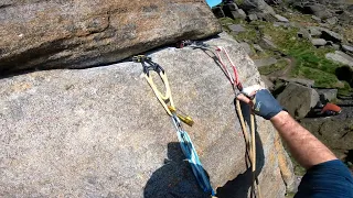 Millsom's Minion  E1 5b, Stanage