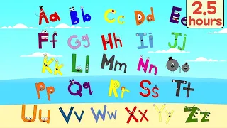 Alphabet, Phonics +More Kids Songs | 2.5 Hours of English Tree TV