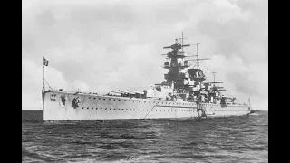 Тяжёлый крейсер "Admiral Graf Spee".