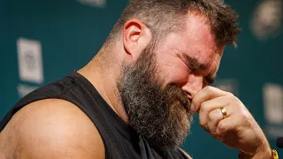 Jason Kelce's full retirement announcement speech, after 13 seasons with the Eagles.