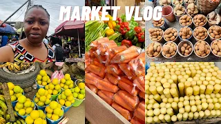 MARKET VLOG| FOOD MARKET IN NIGERIA| COST OF FOODSTUFFS| BULK FOOD SHOPPING FOR A FAMILY OF 7.