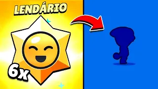 VEIO 6 LENDÁRIO!! GANHEI NOVOS BRAWLERS E SKINS ABRINDO SORTEIO STARR NO BRAWL STARS!!