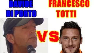Davide Di Porto saluta Francesco Totti