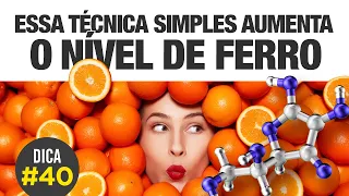 Faça isso e AUMENTE O NÍVEL DE FERRO no sangue 🩸📈  [DICA #40]