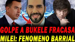 NAYIB BUKELE su asunción l JAVIER MILIE Y DANIEL NOBOA llegan al SALVADOR l PETRO escándalo UNGRD