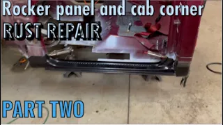 Rocker panel/cab corner replacement | 1988 F150 4x4