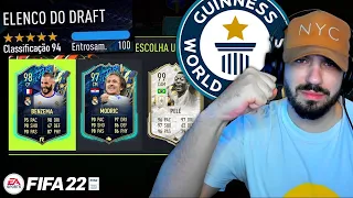 RECORDE MUNDIAL - FUT DRAFT 194!!! ✅ - FIFA 22 UT