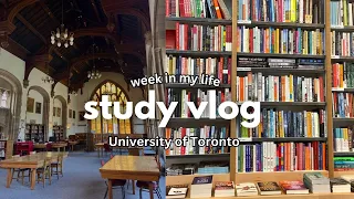 study vlog: a week in my life studying for exams at the University of Toronto