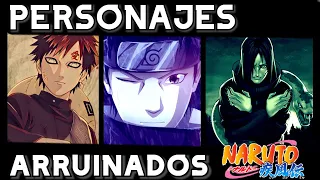 PERSONAJES DESAPROVECHADOS de NARUTO.