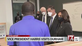 VP Kamala Harris visits Durham Tech with Gov. Cooper