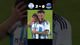 Argentina Vs Curacao 7-0 _ All Goals & Extended Highlights _ Lionel Messi Hat Trick _ #football