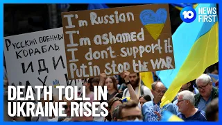 Ukrainian Death Toll Rises From Russian Attacks | 10 News First