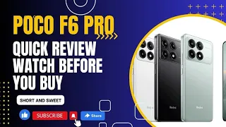 Poco F6 Pro review | Poco F6 Pro: Flagship Killer is BACK | BEST Phone for the Price? | Quick review