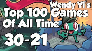 Wendy Yi's Top 100 Games of All Time: 30-21