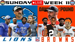 Detroit Lions vs Cleveland Browns: Week 11: Live NFL Game